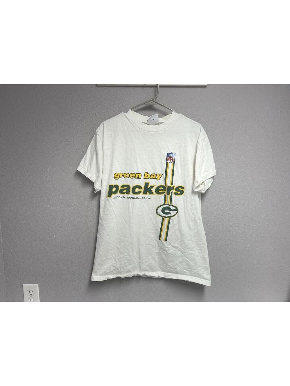 Vintage Logo Athletic Green Bay Packers T Shirt 1990s Size M